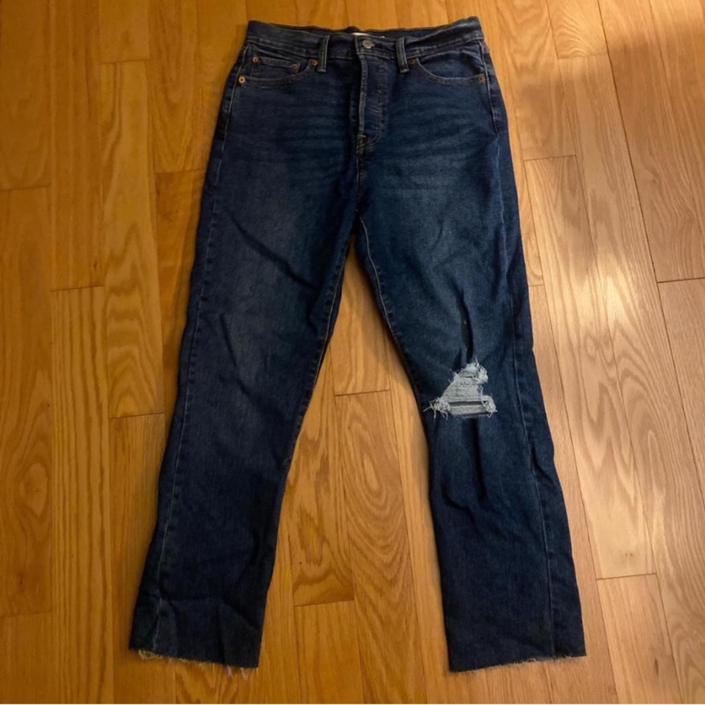 Levi's Dark Blue Women's Straight Jeans